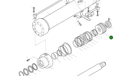 Поршень 53B379-2 Komatsu