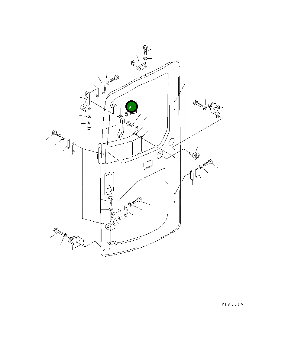 Рукоятка 20N-54-39980 Komatsu