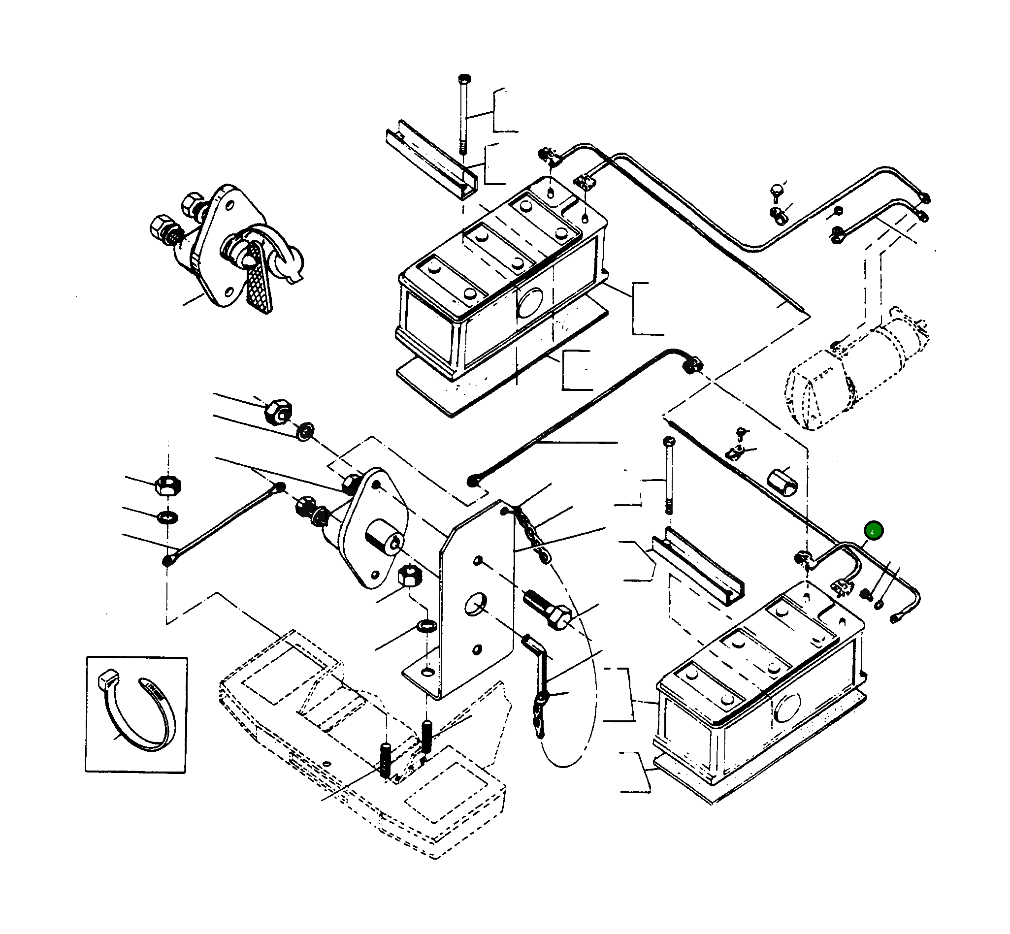 Провод 2969693M91 Komatsu