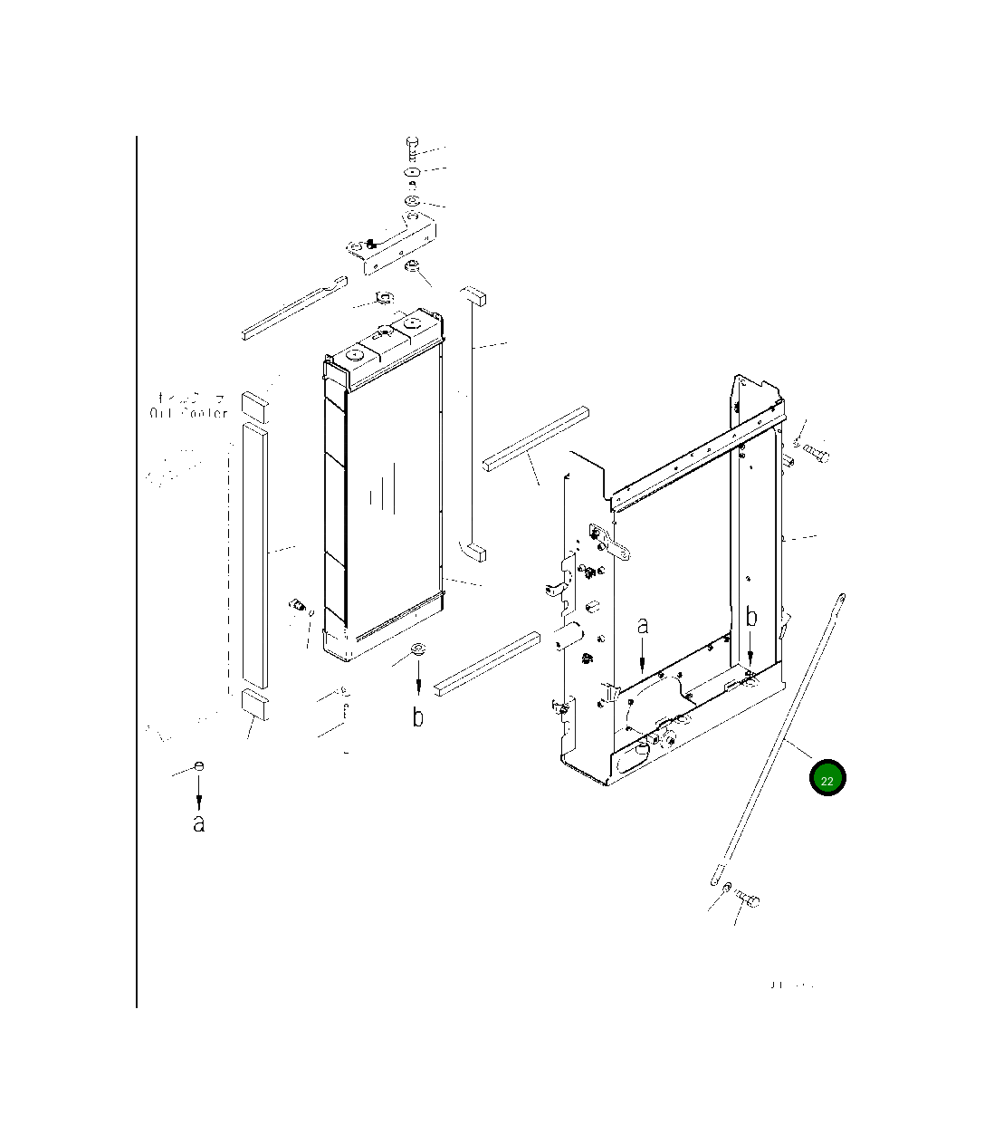 Стойка 2A5-03-13970 Komatsu