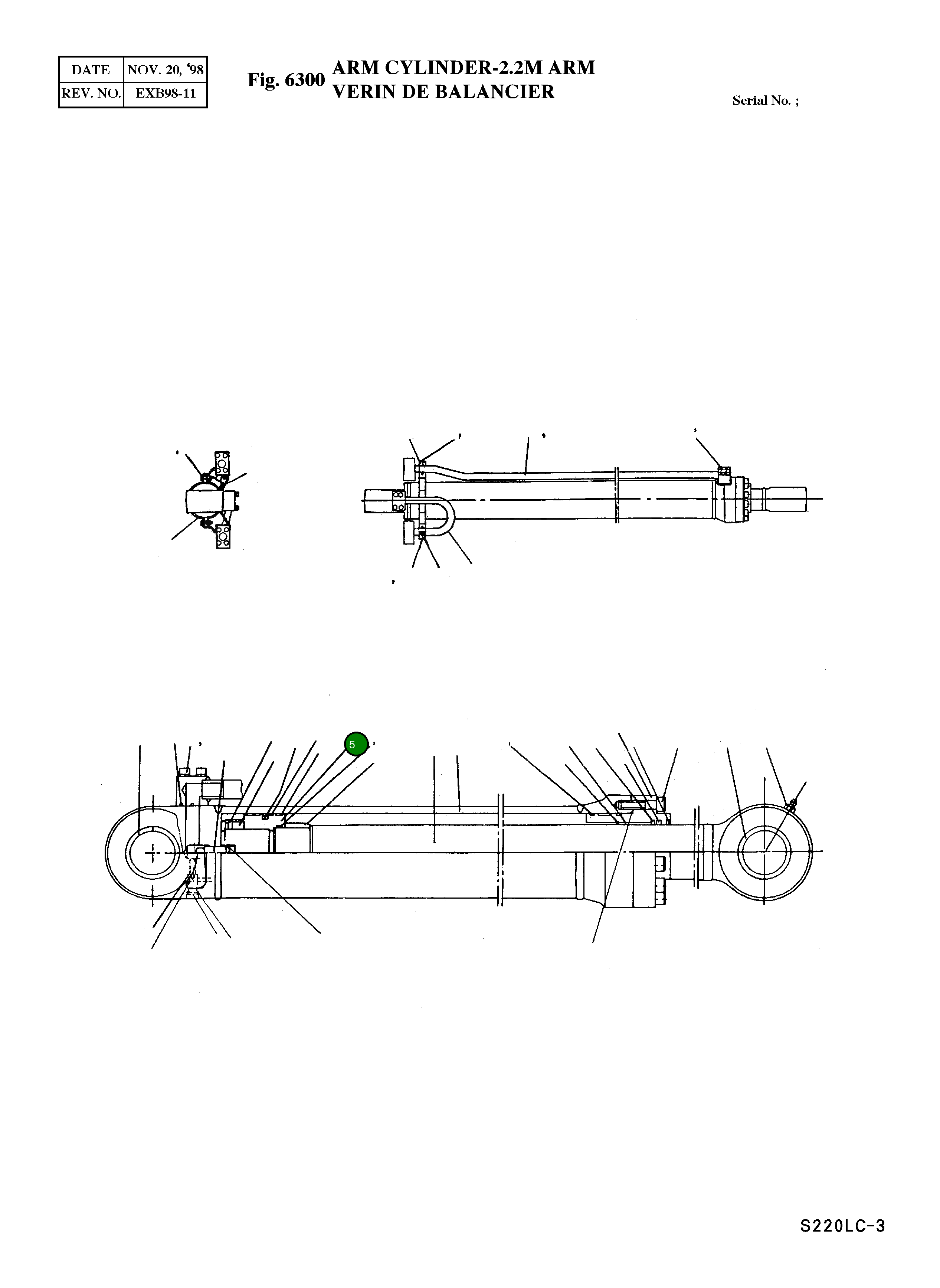 Поршень 03A278-1 Komatsu