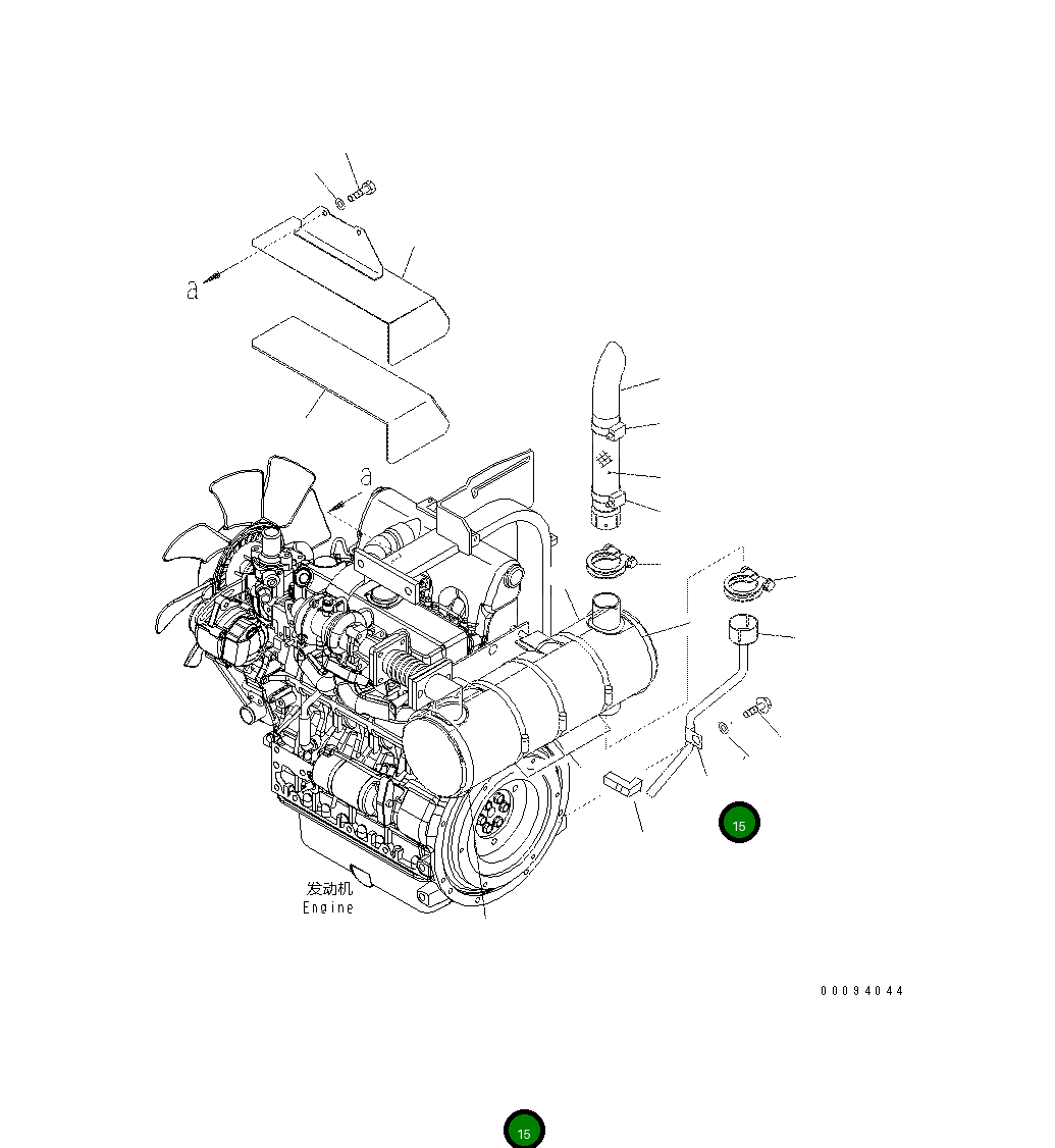 Провод 22L-01-21440 Komatsu
