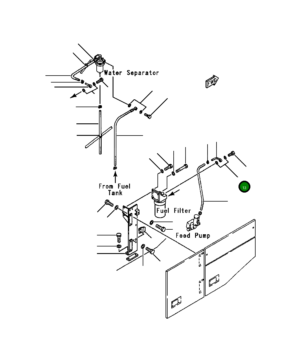 Прокладка 07002-01412 Komatsu