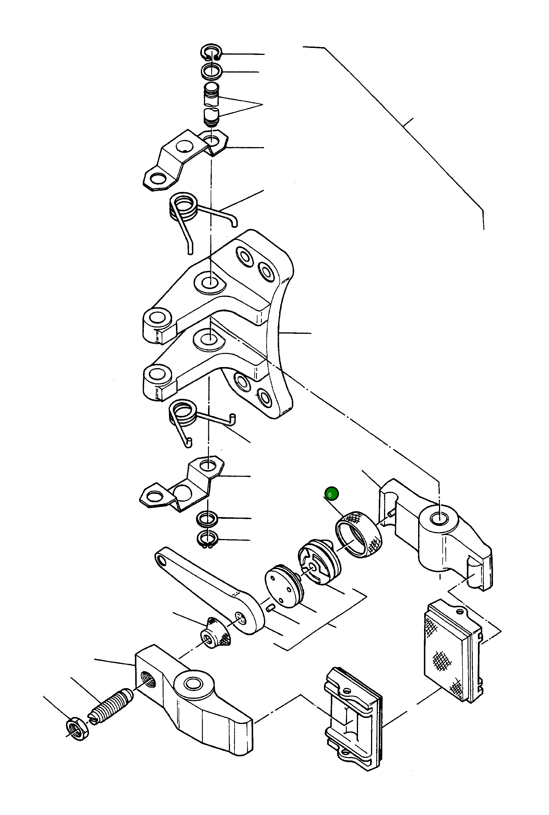 Прокладка 3229036M1 Komatsu