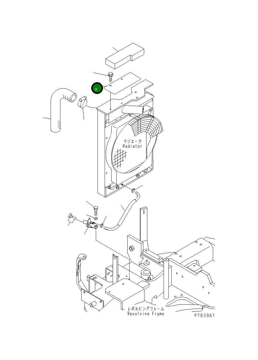 Пластина 21U-03-31341 Komatsu