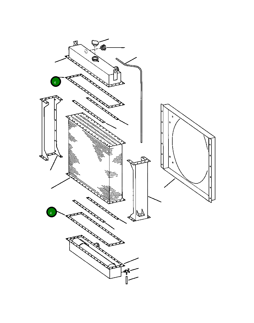 Прокладка 1303 541 H1 Komatsu