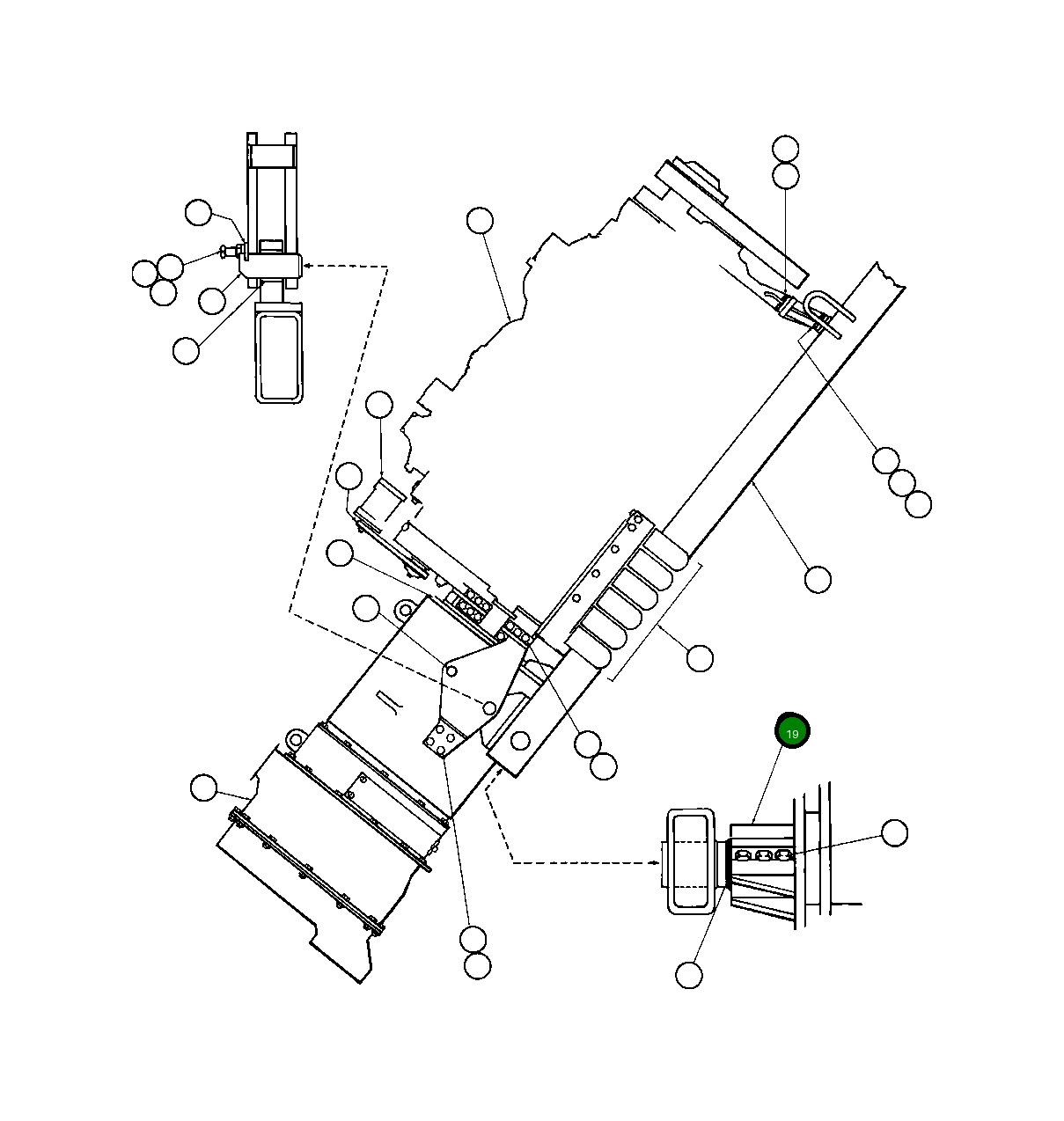 Пружинный хомут шланга VM6531 Komatsu