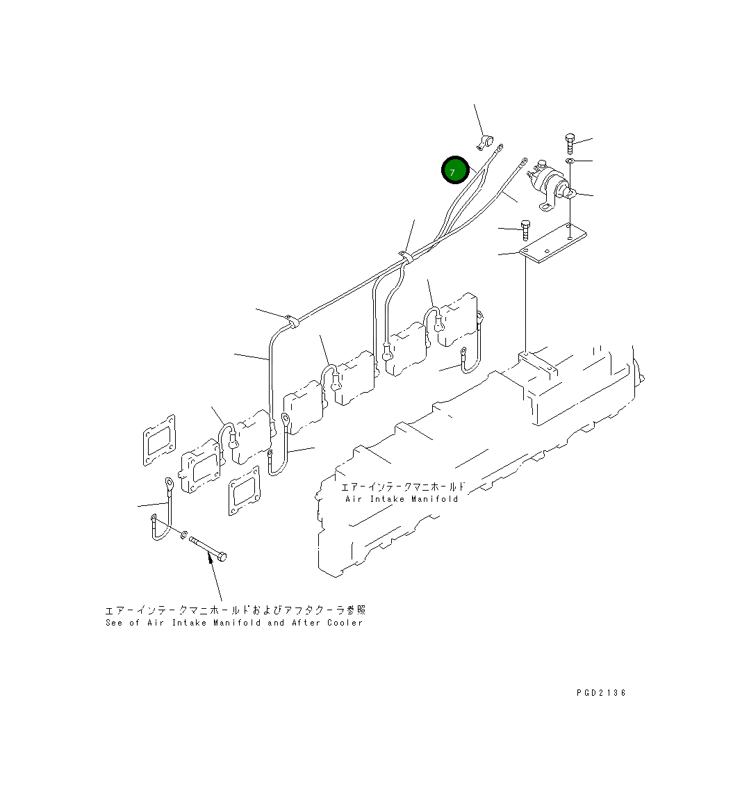Провод 6212-81-4271 Komatsu