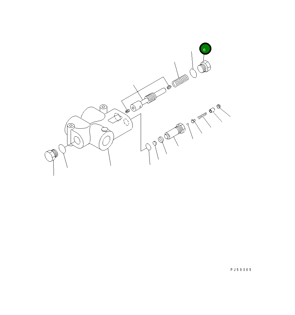 Пробка ST8371-2 Komatsu