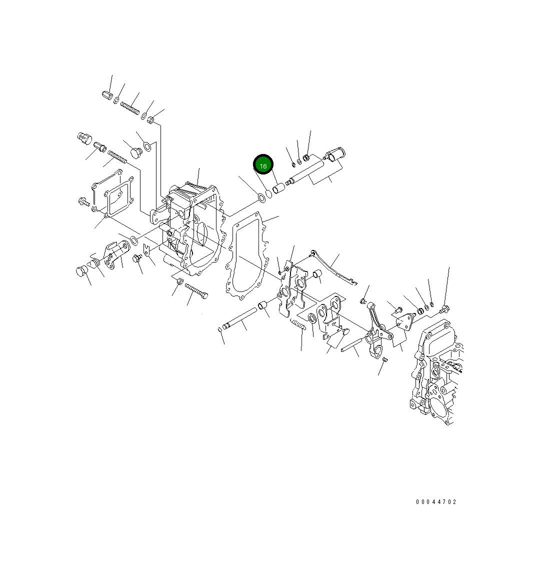 Проставка YM158552-61460 Komatsu