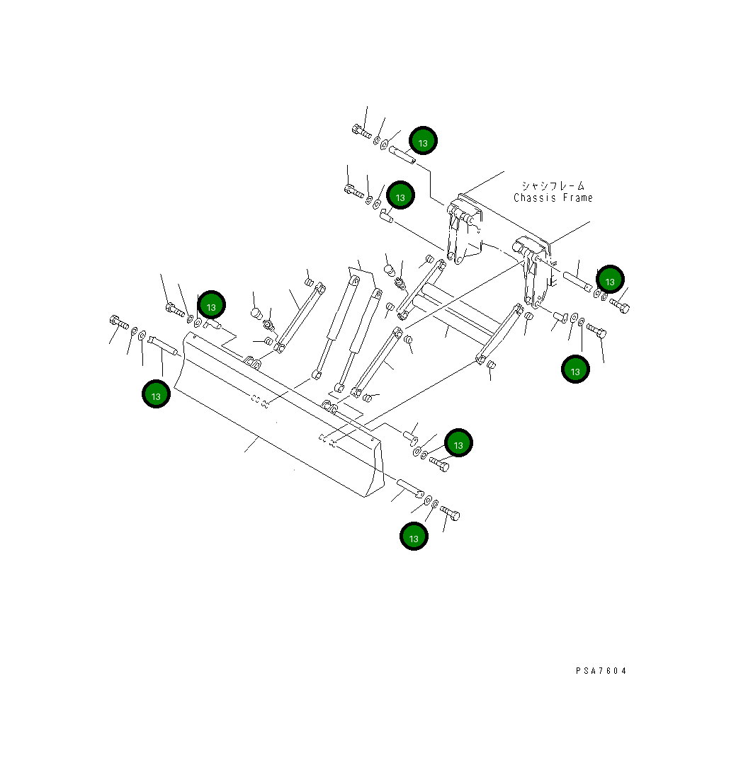 Проставка 20G-47-K1450 Komatsu