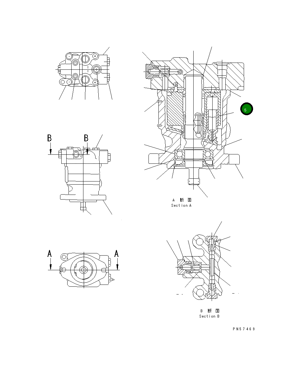 Прокладка DA4460127 Komatsu