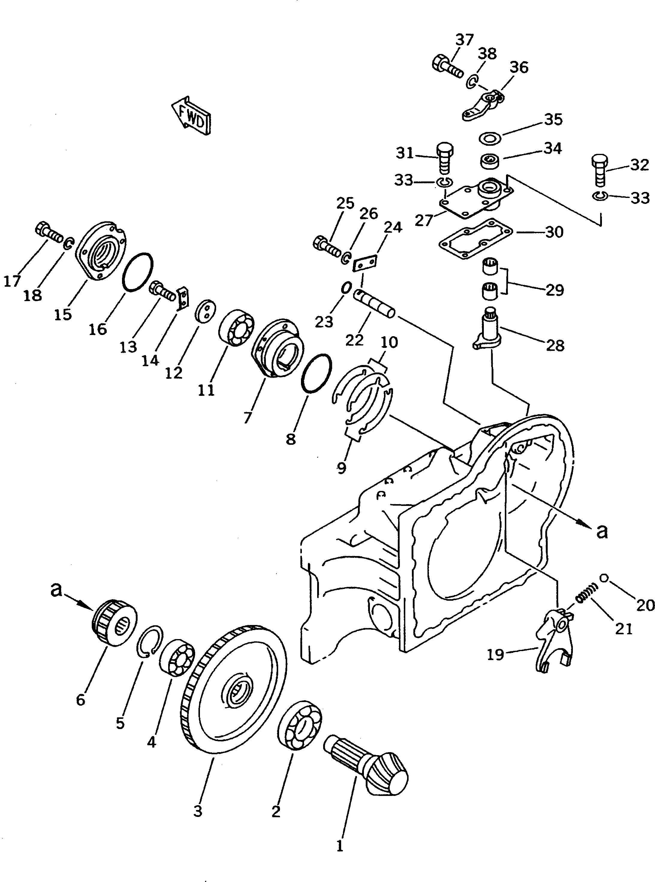 Прокладка 114-Z60-2771 Komatsu