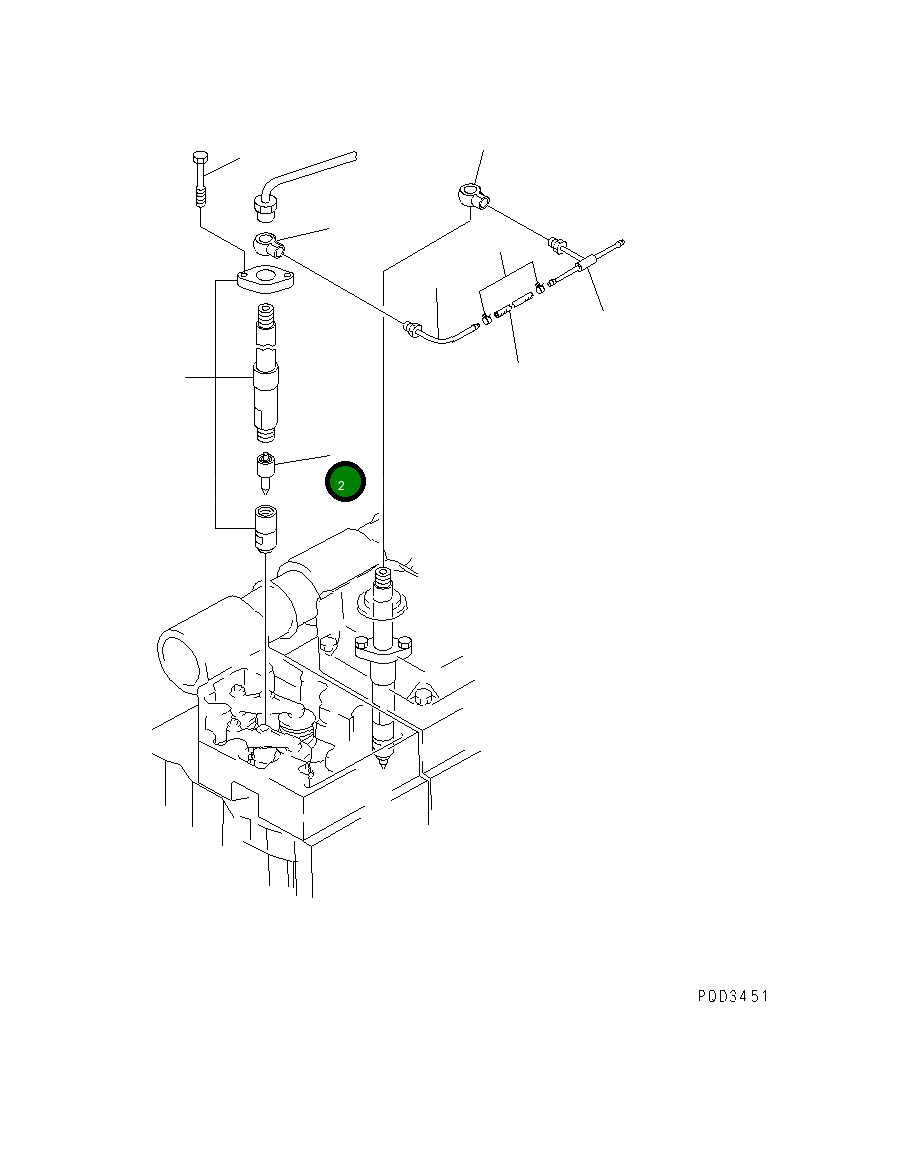 Распылитель 6162-14-3120 Komatsu