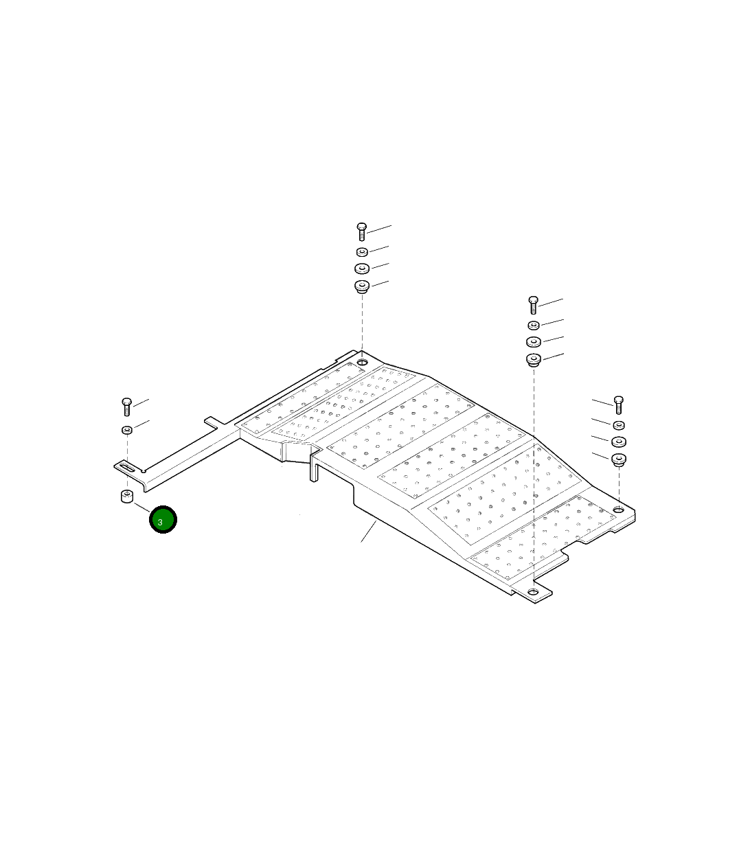 Проставка 207-54-A1790 Komatsu