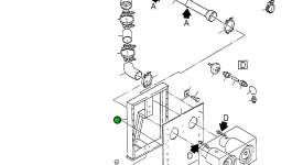 Рама 410 800 40 Komatsu