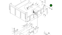 Палец MW110-21351-0 Komatsu