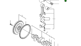 Поршень YM729927-22900 Komatsu