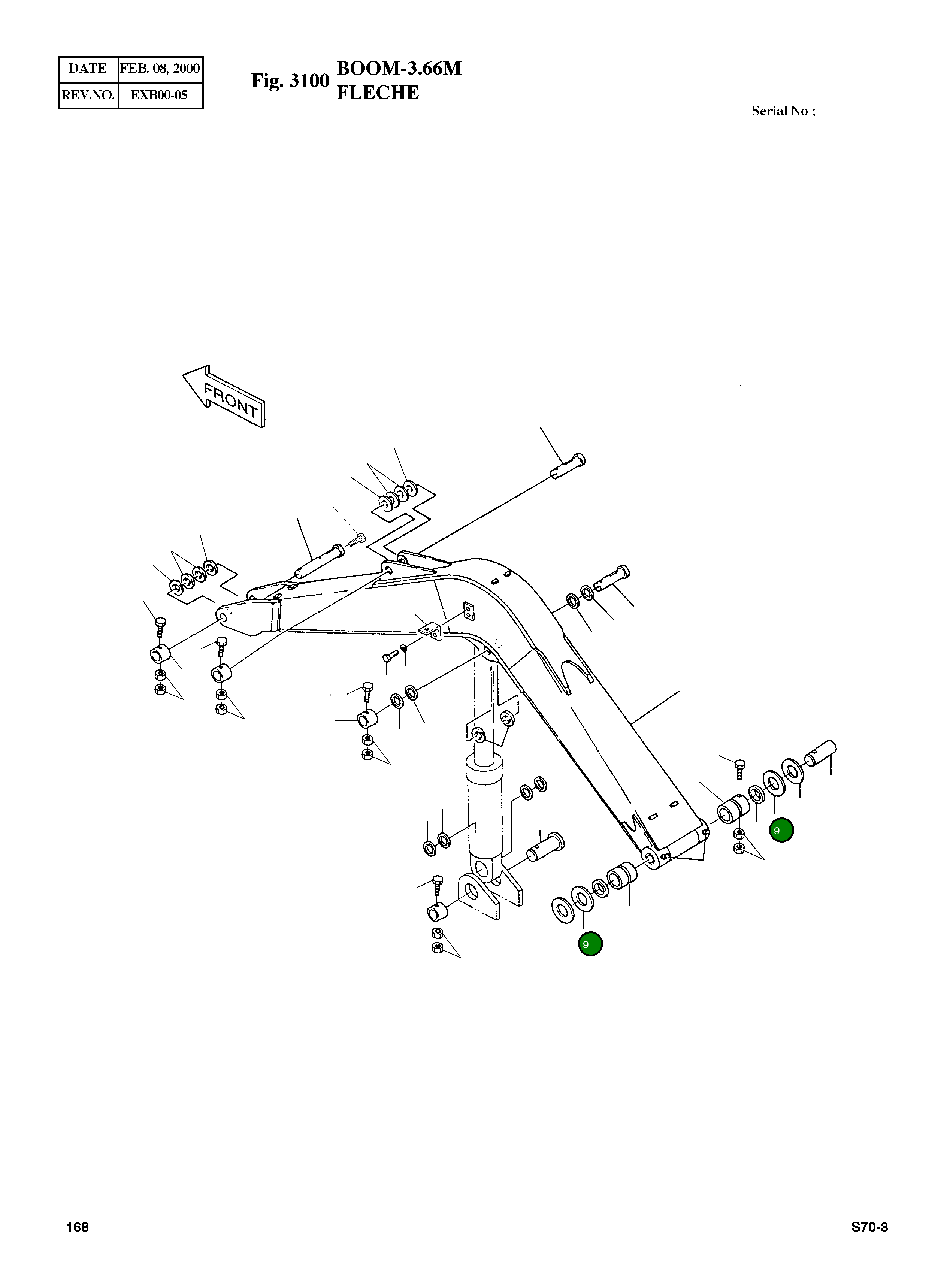 Регулировочная прокладка 2114-1059D94 Komatsu