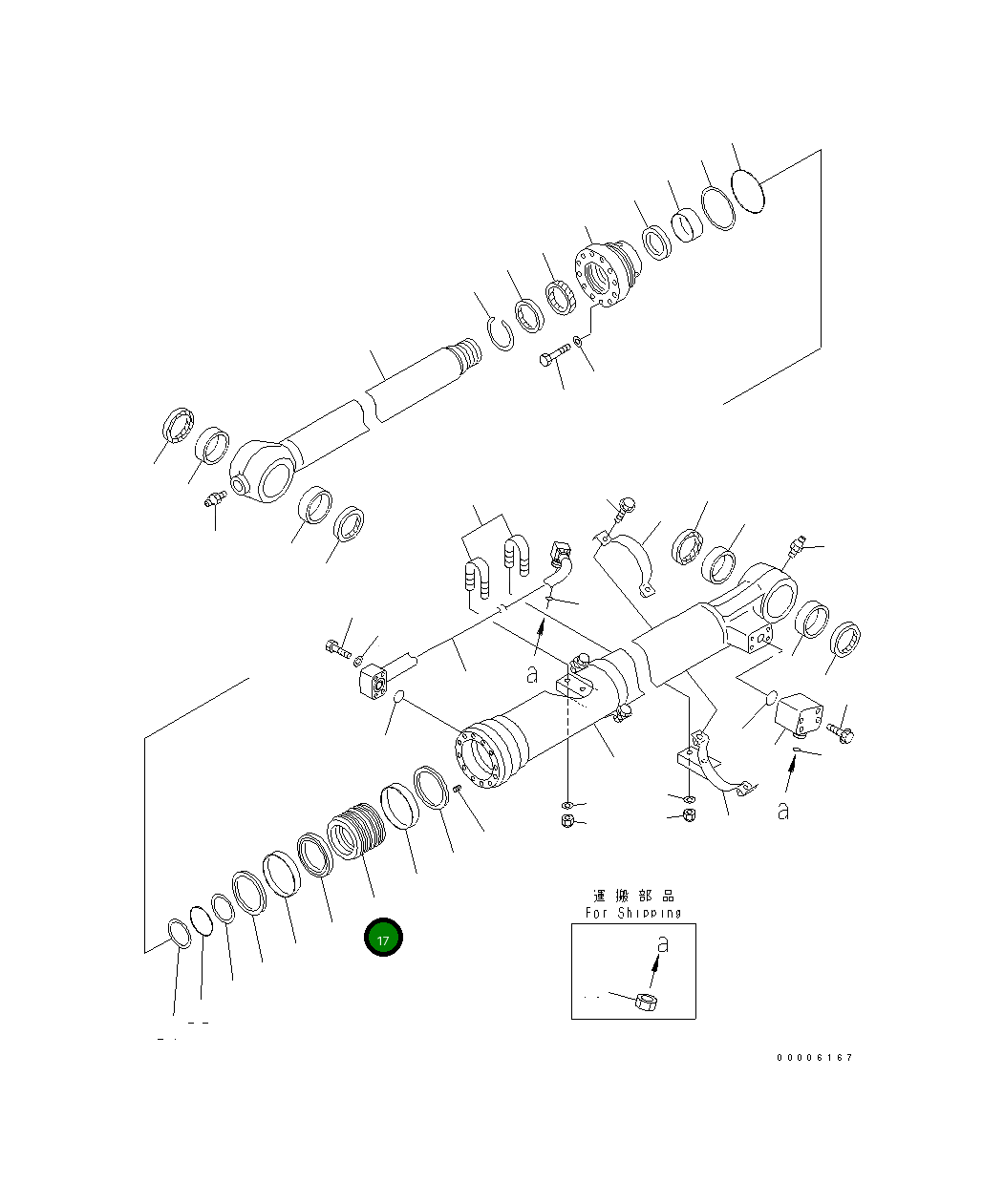 Поршень 707-36-10750 Komatsu