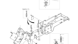 Проставка 4114-4070 Komatsu