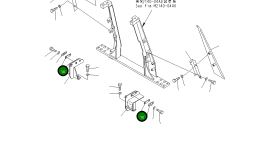 Пластина 11Y-54-11270 Komatsu