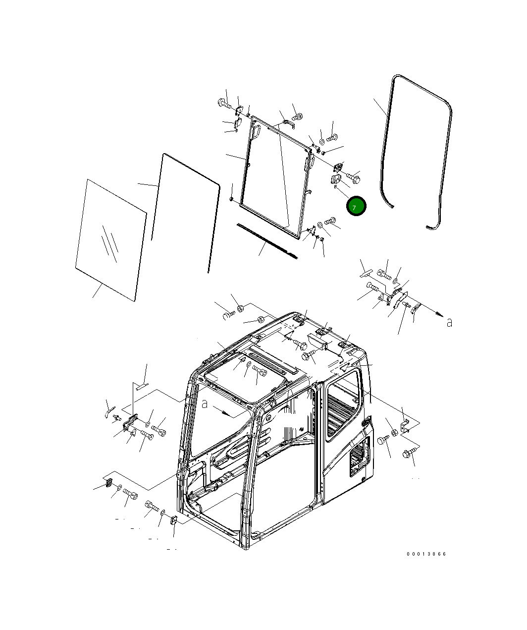 Ручка 22B-54-15470 Komatsu