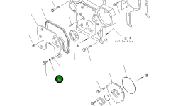 Проставка 6204-21-3480 Komatsu