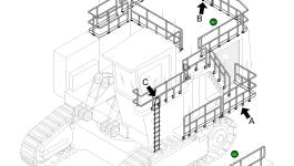 Рельс 943 551 40 Komatsu
