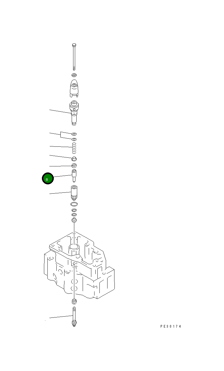 Распылитель 6212-16-3220 Komatsu