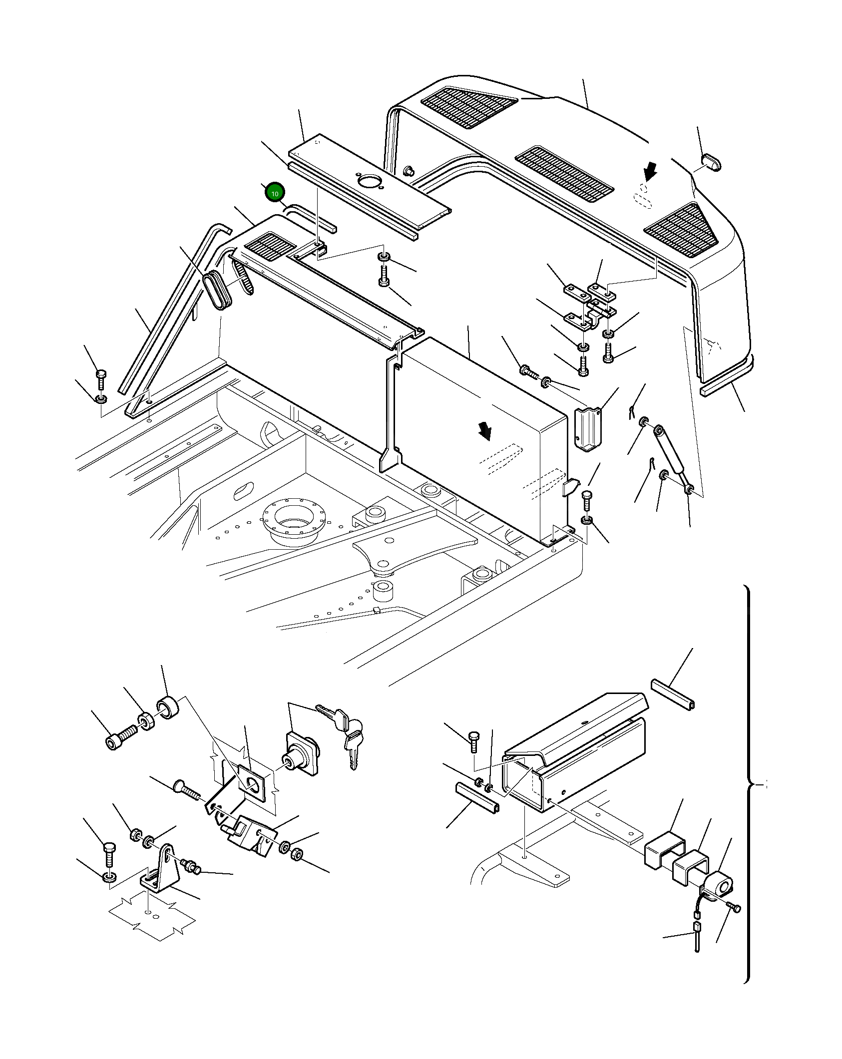 Прокладка 22E-54-11691 Komatsu