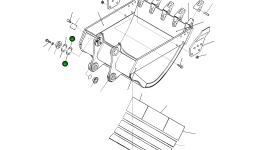 Регулировочная прокладка 21K-70-23230 Komatsu