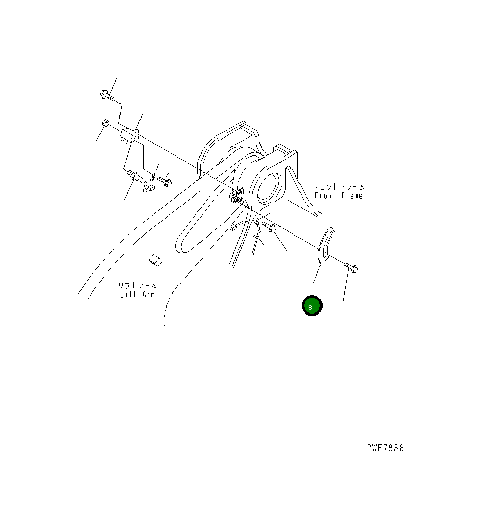 Пластина 425-U94-1710 Komatsu