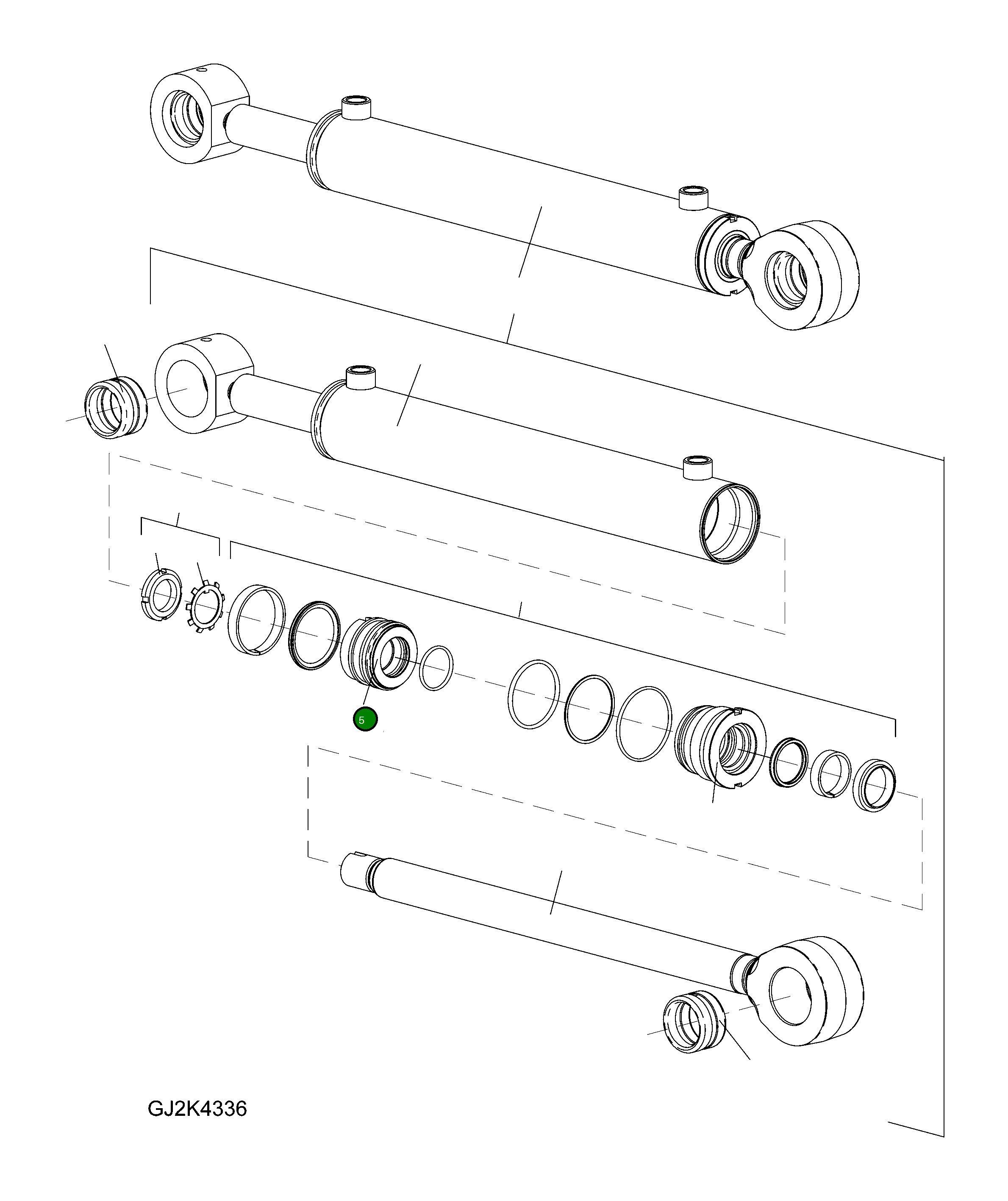 Поршень 42W-63-H0P46 Komatsu