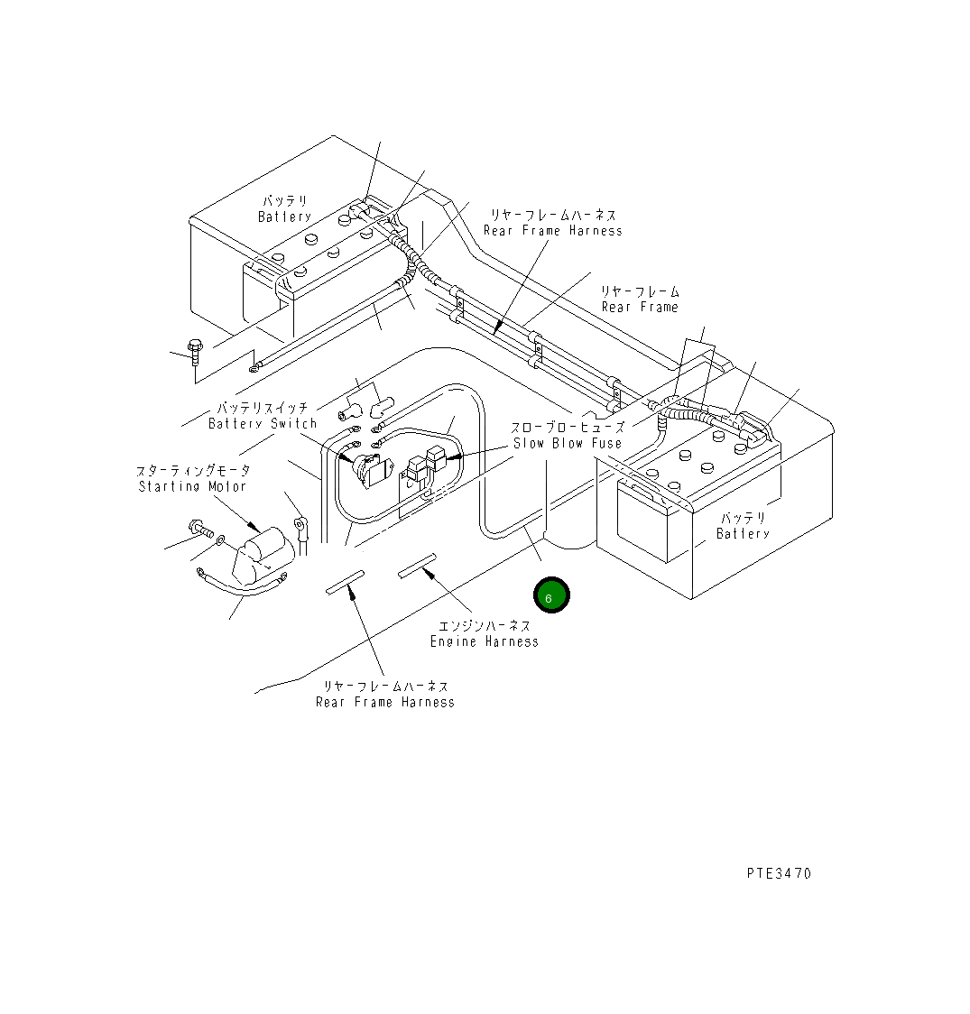 Провод 425-06-22750 Komatsu