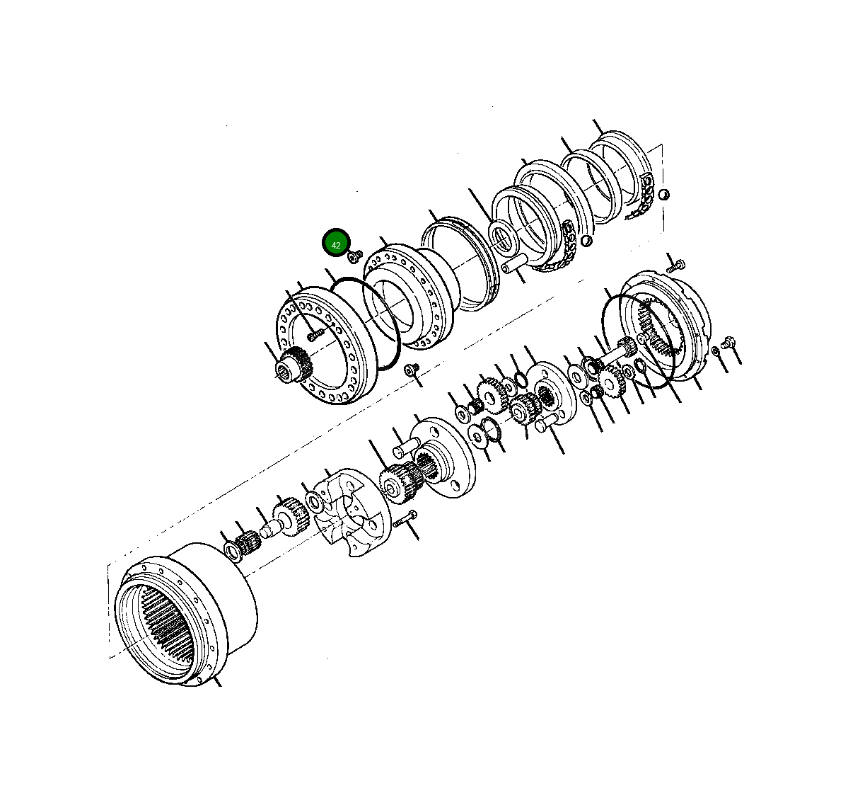 Пробка 1268 837 H1 Komatsu