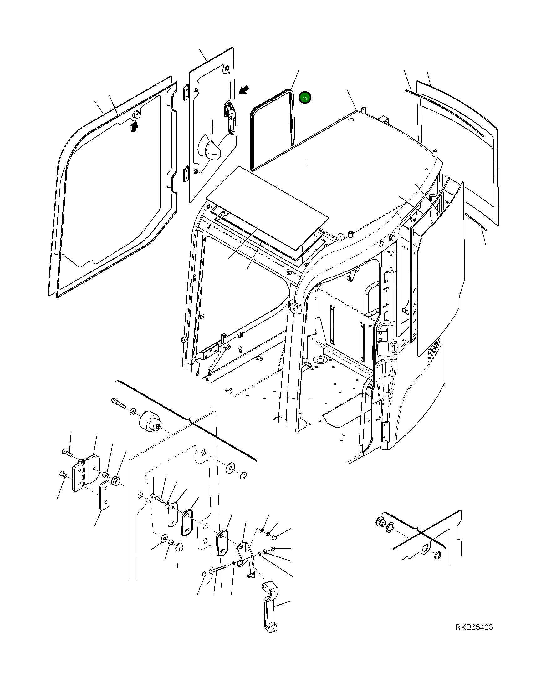 Прокладка 21W-54-R1410 Komatsu