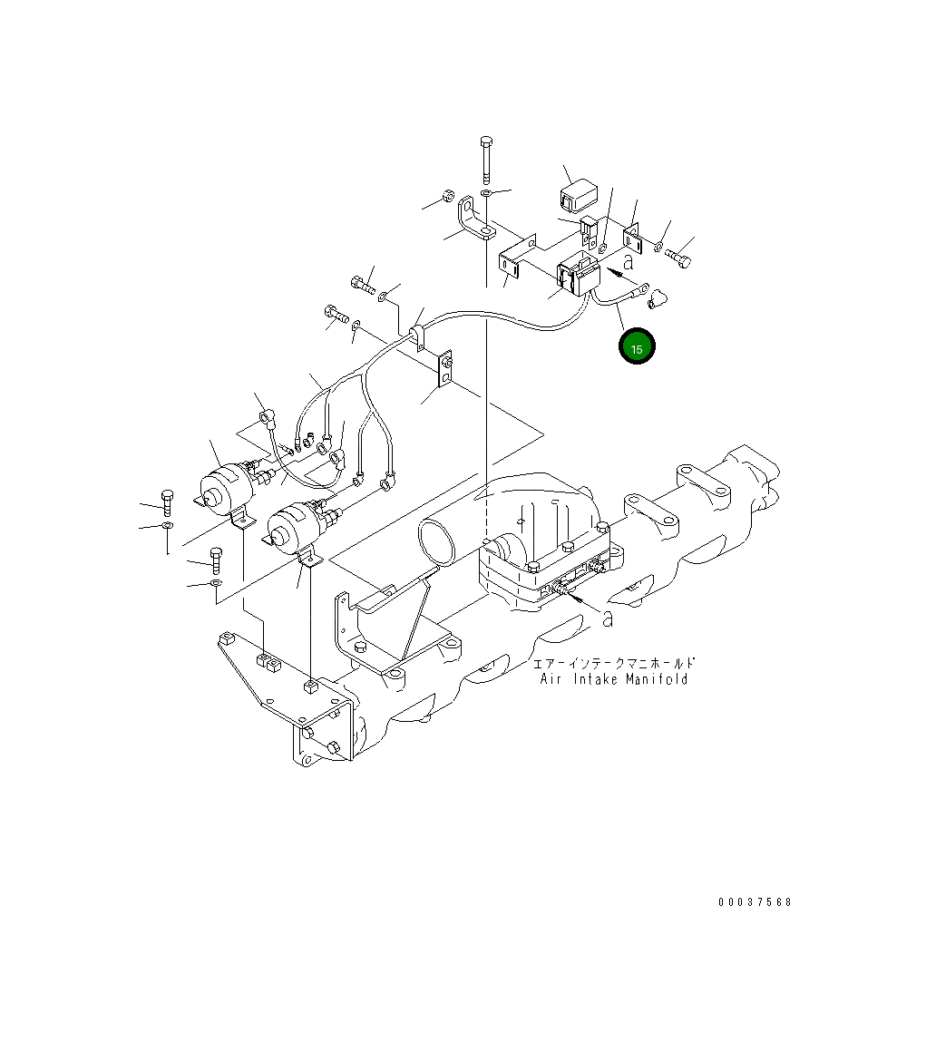 Провод 6152-82-4330 Komatsu