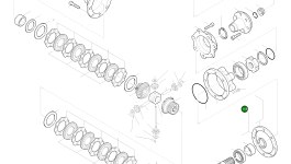 Регулировочная прокладка 42T-23-H0P08 Komatsu