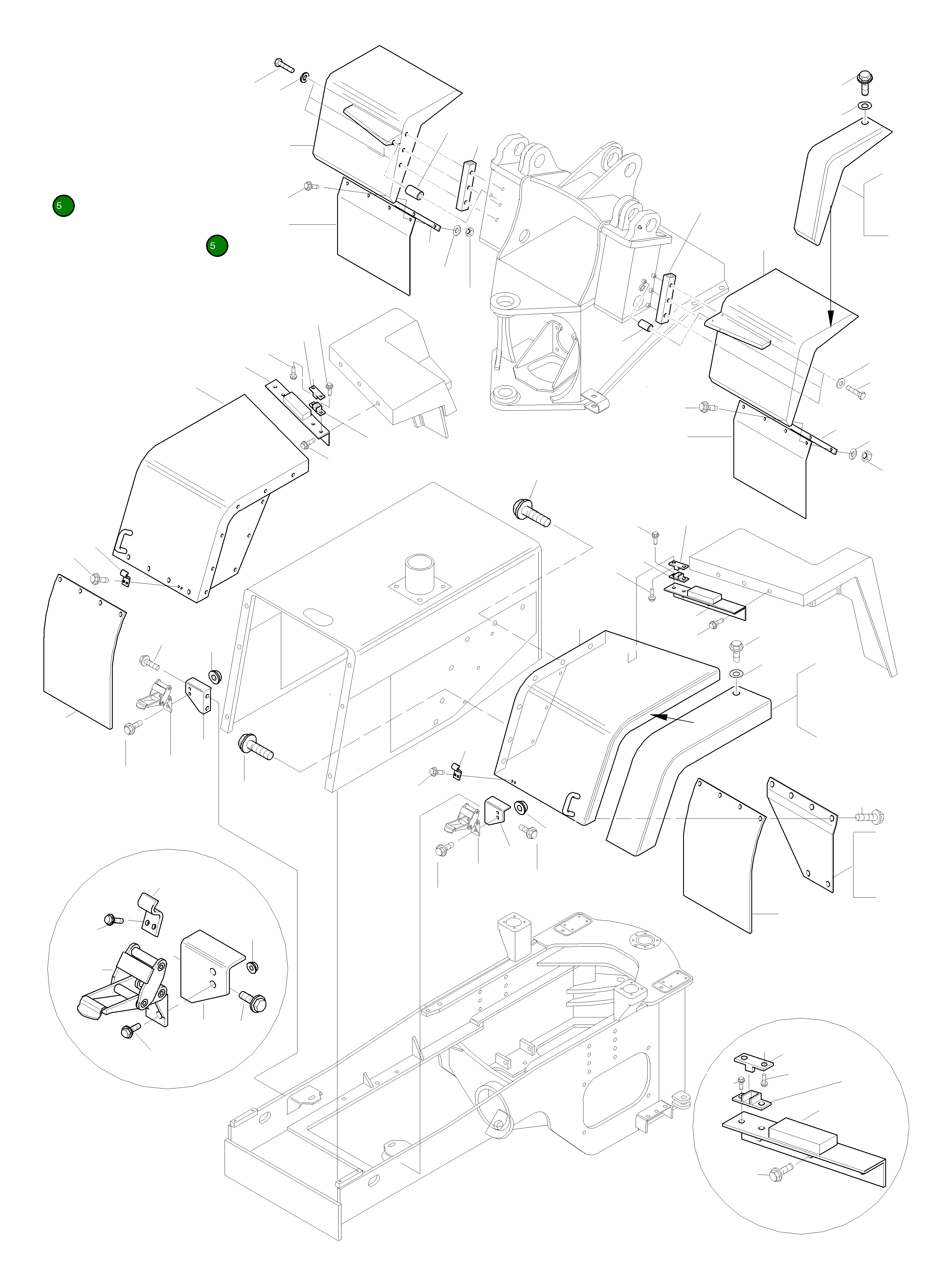 Пластина 421-54-H4A40 Komatsu