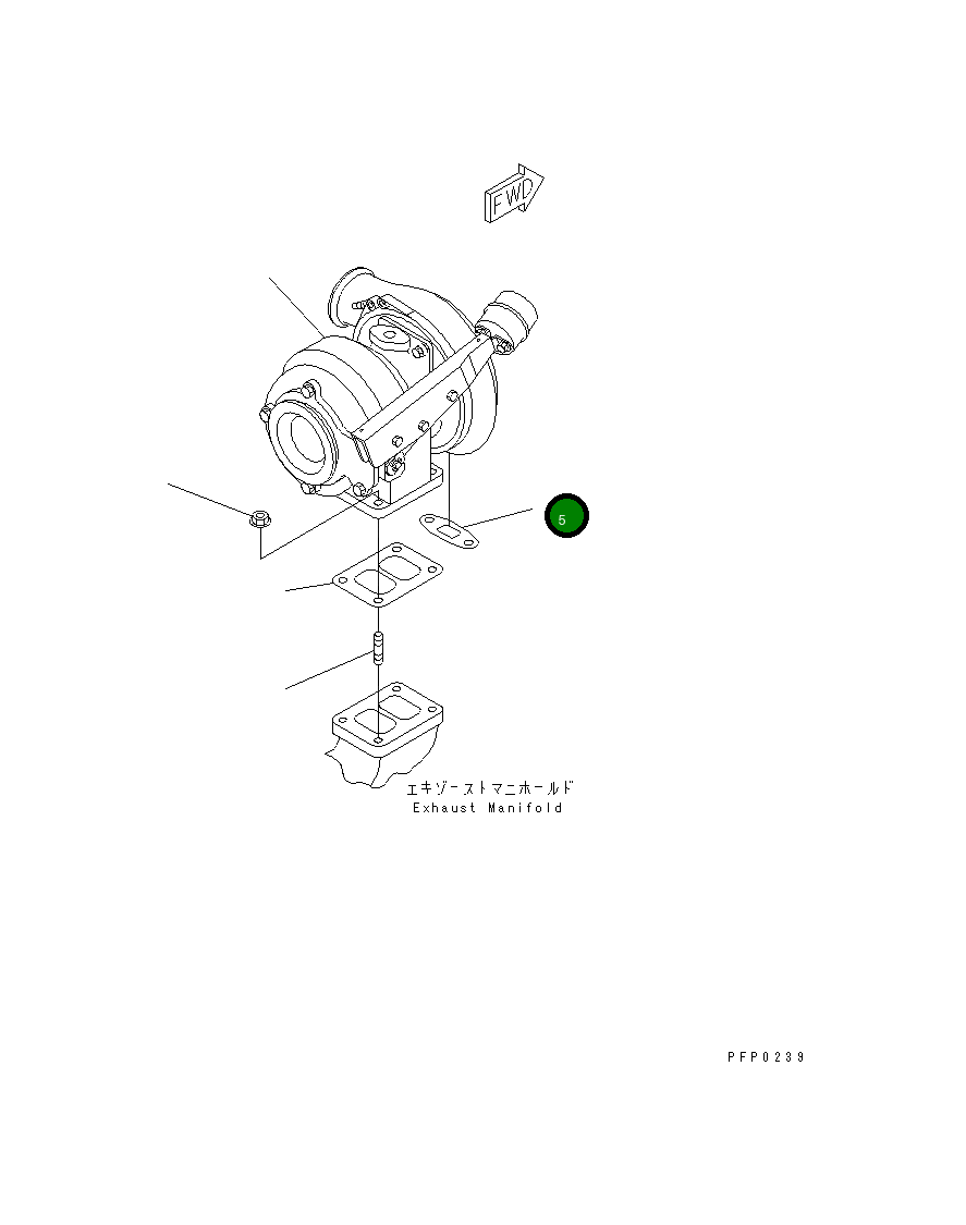 Прокладка 1294251H1 Komatsu
