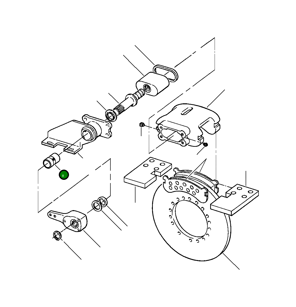 Проставка 1111 093 C2 Komatsu