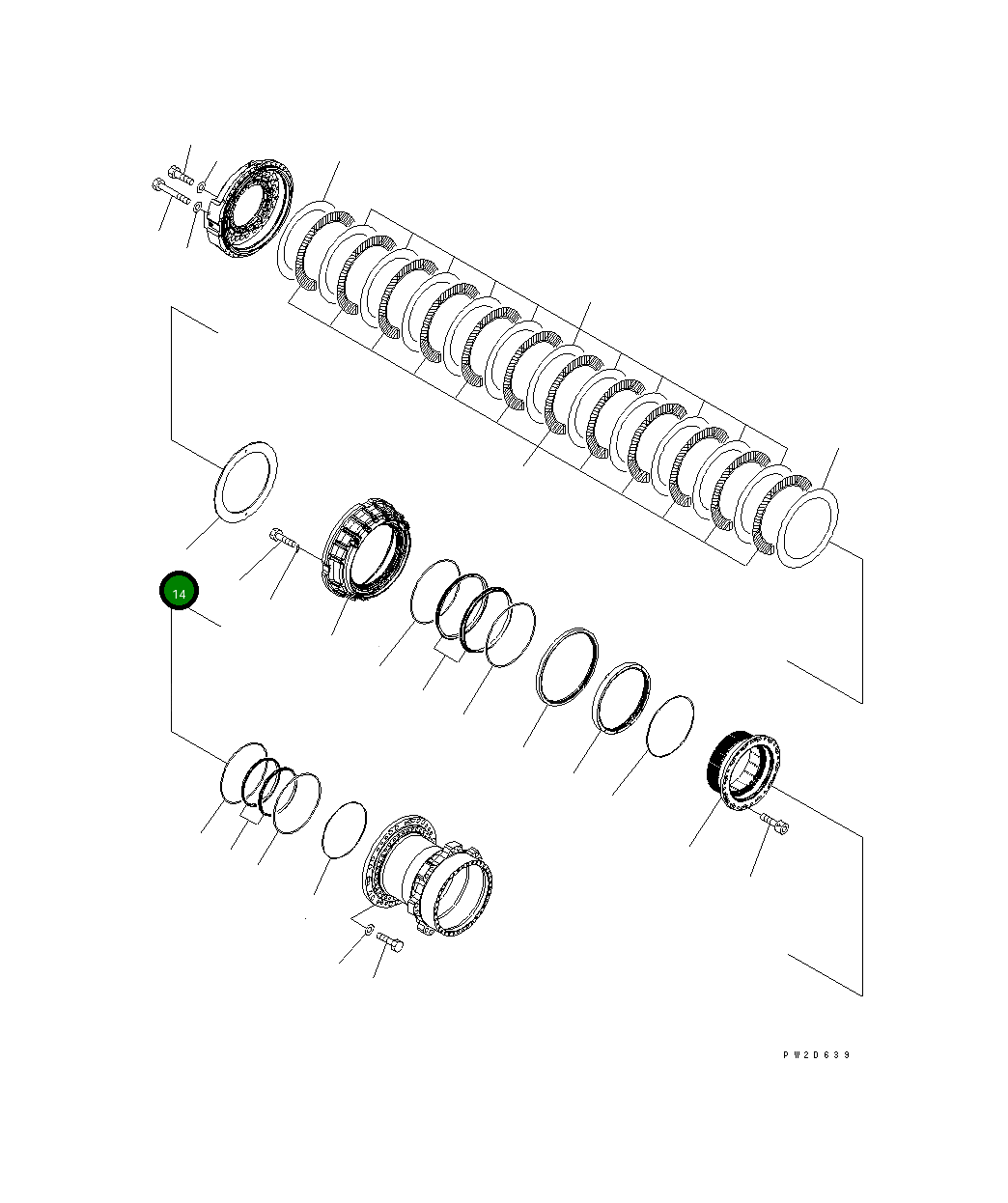 Проставка 569-33-71280 Komatsu