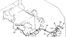 Провод 20G-06-K1840 Komatsu