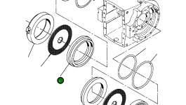 Поршень 1431 832 H2 Komatsu
