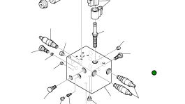 Пробка 21W-09-R3920 Komatsu