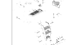 Пол 421-54-64442 Komatsu