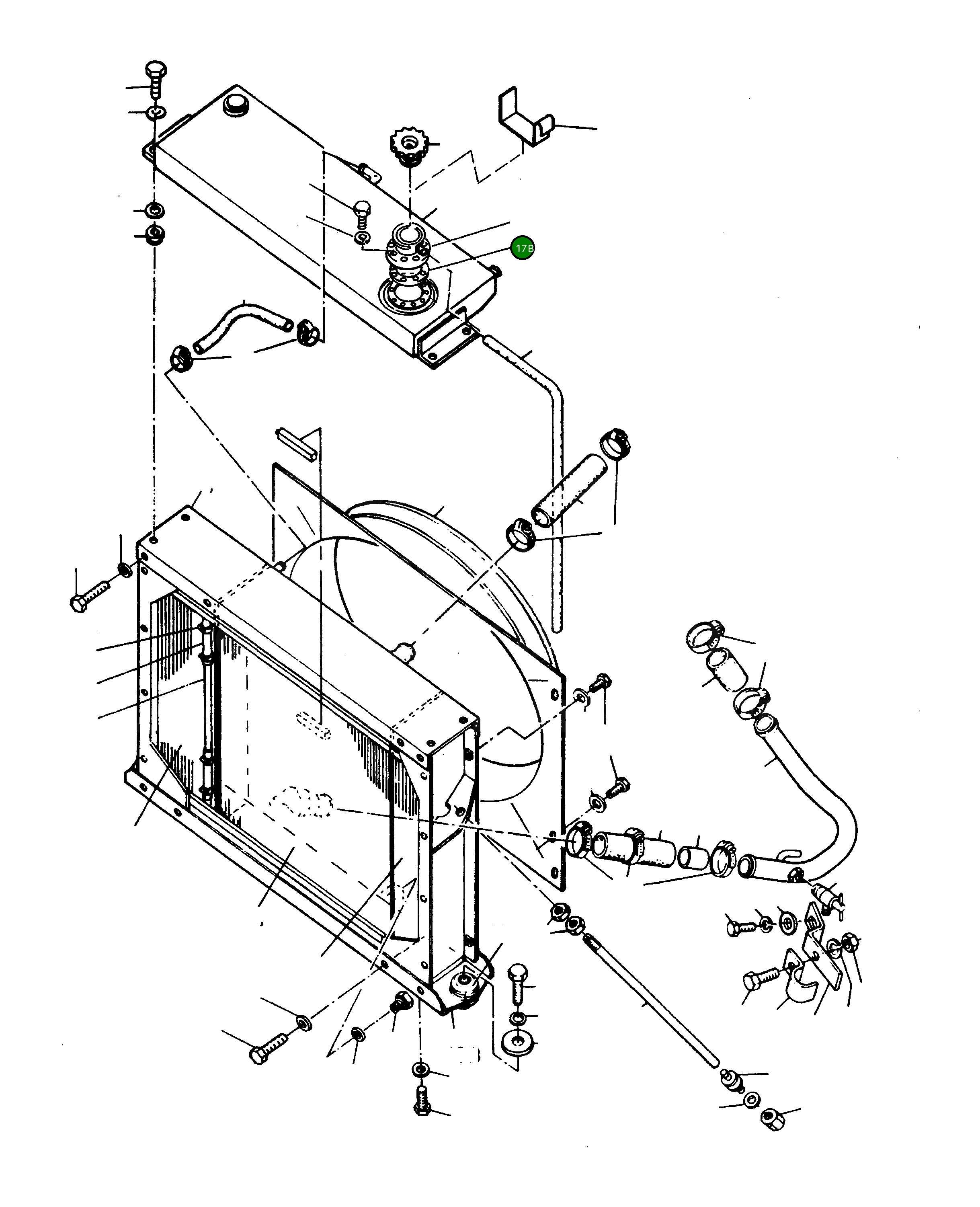 Прокладка 4917896M1 Komatsu