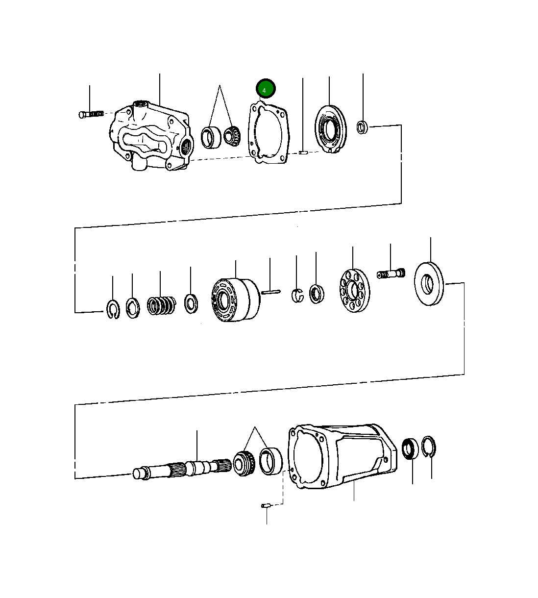Прокладка 135 456 Komatsu