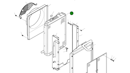 Радиатор 13F41000 Komatsu